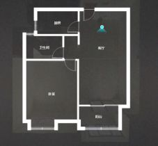 世家花园 2室1厅1卫 71m&sup2;
