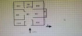 五山家园 4室2厅1卫 131m&sup2;