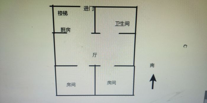 中江国际广场 2室1厅1卫 82m&sup2;