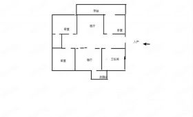 黎明花园 3室2厅1卫 127m&sup2;
