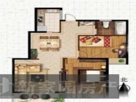 尚海城 2室1厅1卫 90m&sup2;