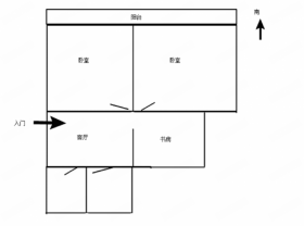北郭北村 3室1厅1卫 76m&sup2;