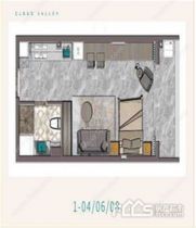 碧桂园云峯中心 1室1厅1卫 75m&sup2;