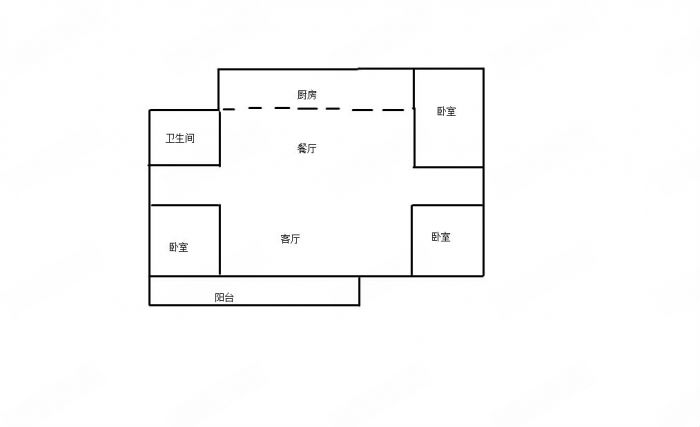 春晖花园 3室2厅1卫 135m&sup2;