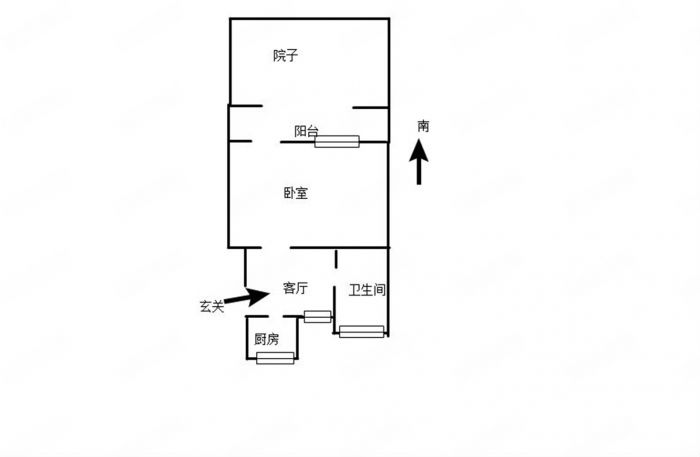 易家桥新村 1室1厅1卫 50m&sup2;