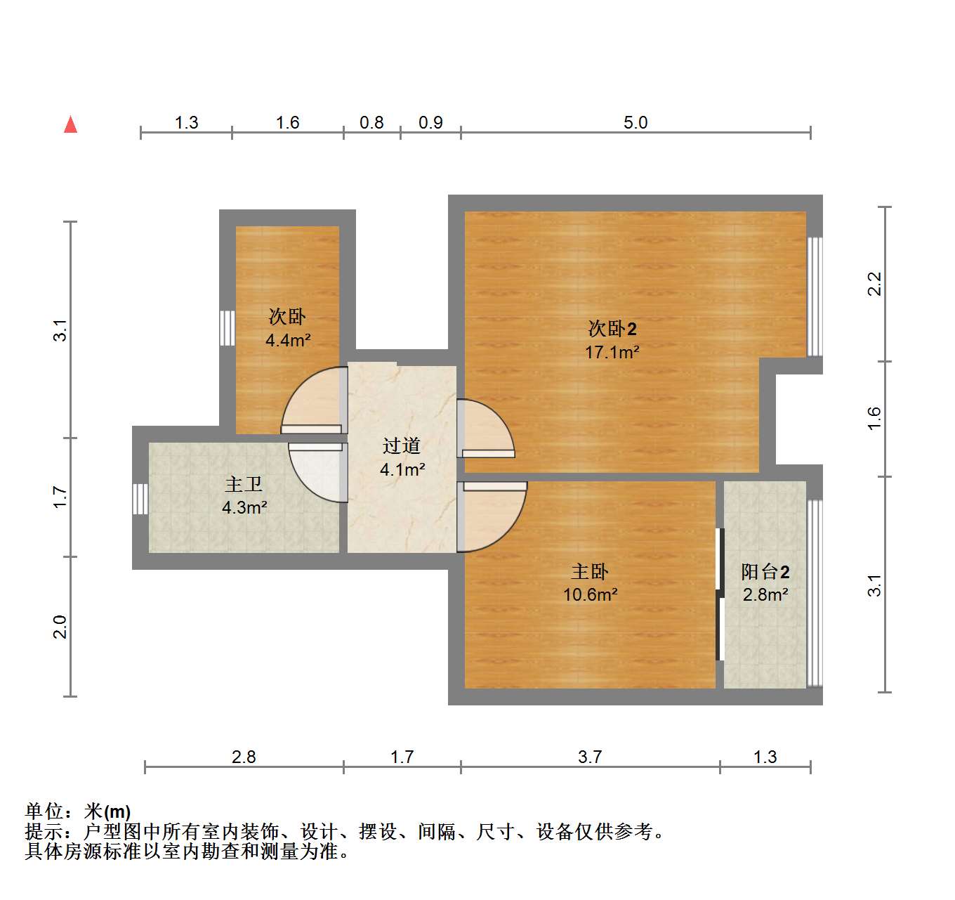 佳源都市 3室2厅2卫 121m&sup2;
