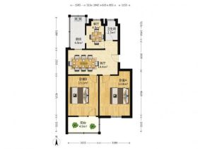 望江楼小区 2室1厅1卫 68.68m²