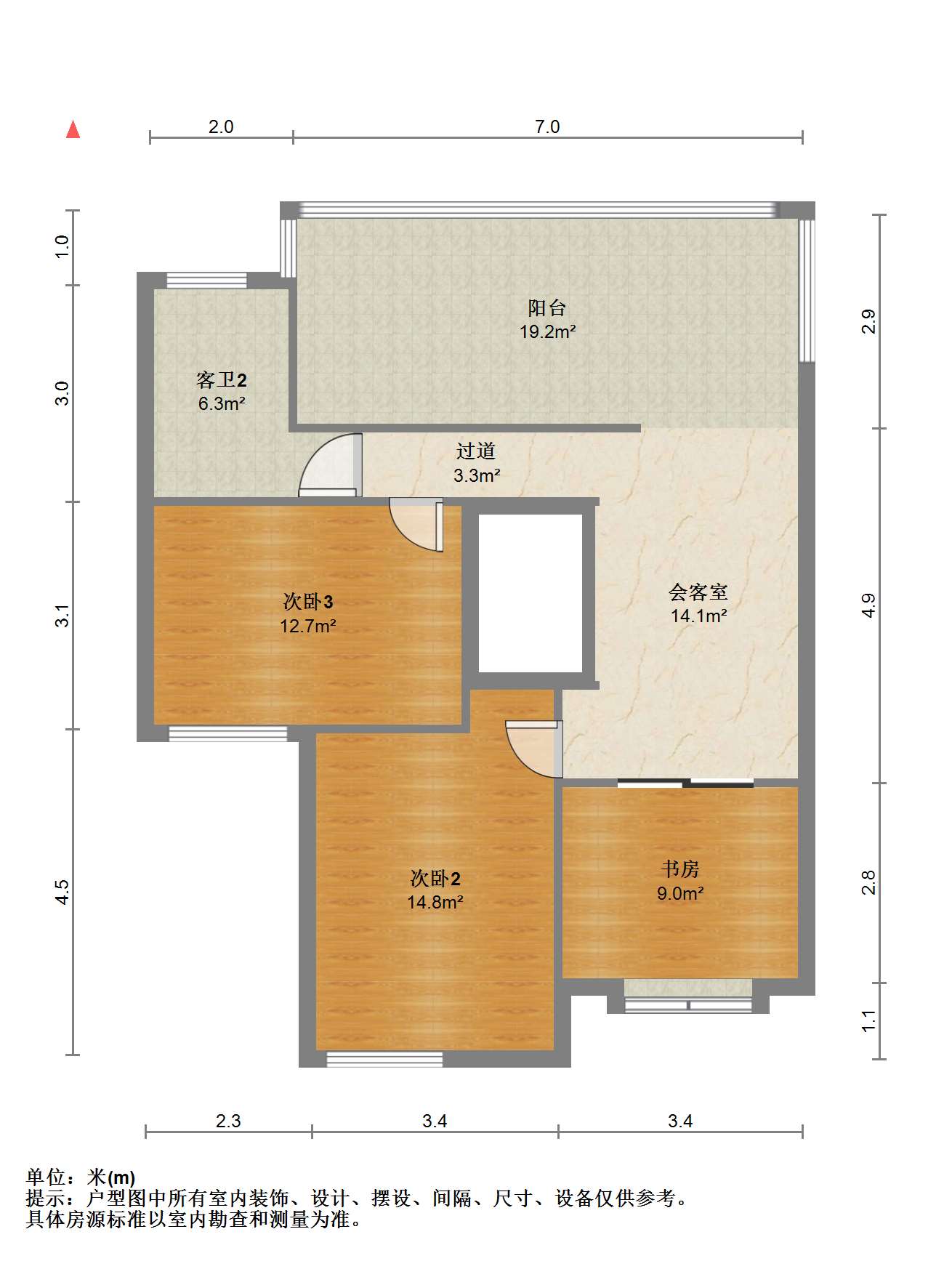金水湾花园 4室2厅2卫 167m&sup2;