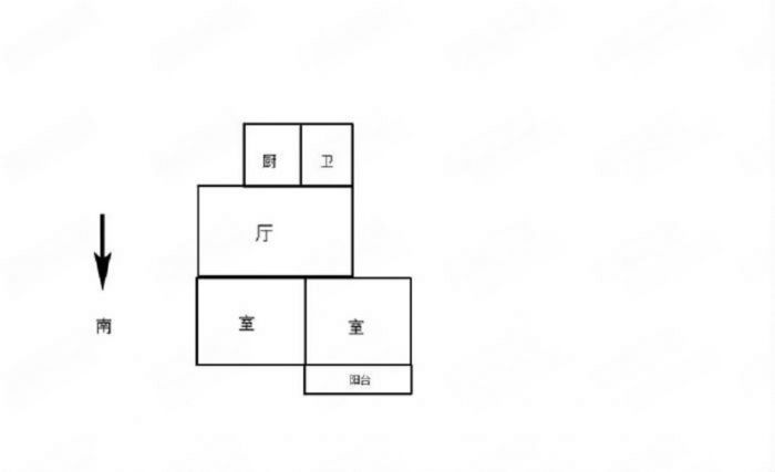 跃龙小苑 3室1厅1卫 87m&sup2;
