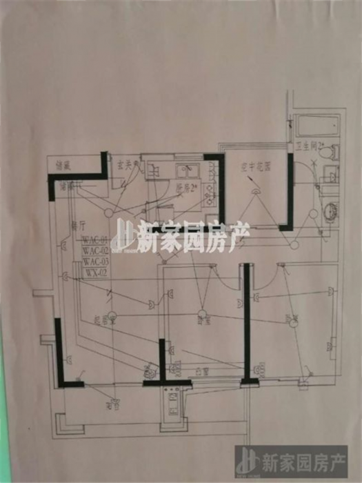 罗福宫 3室2厅1卫 95m&sup2;