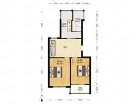 光明南村 2室1厅1卫 64.58m&sup2;