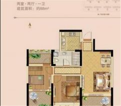中港翡翠城 3室2厅1卫 89m&sup2;