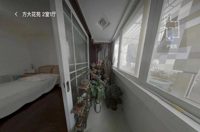 方大花苑 2室1厅1卫 78.58m&sup2;