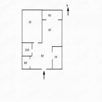 华美达大厦 1室1厅1卫 25m&sup2;