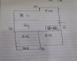 五一新村西区 3室2厅1卫 138m&sup2;