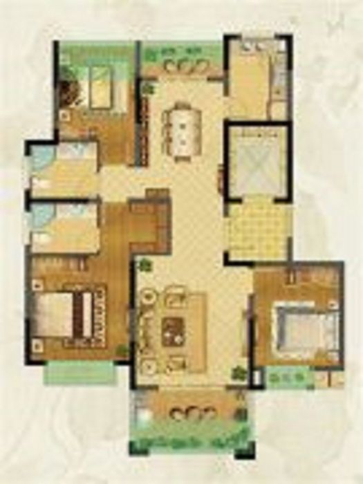 南通1912 3室2厅2卫 137.00m&sup2;