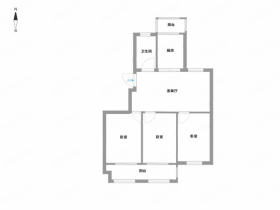 公园南苑 3室1厅1卫 126.8m&sup2;