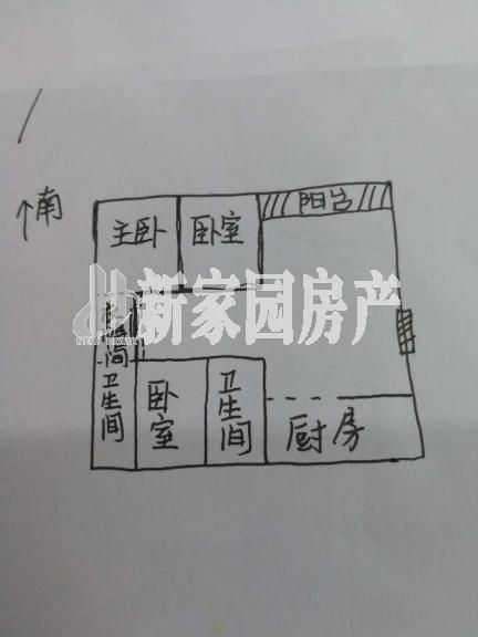 万科濠河传奇 3室2厅2卫 109.35m&sup2;