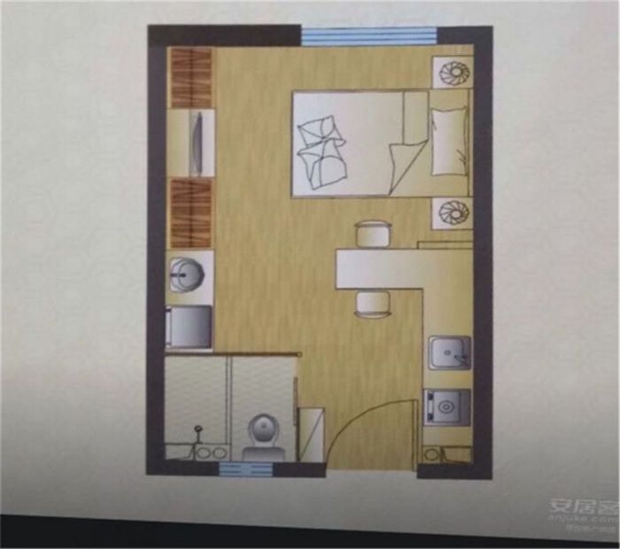 中南世纪城 1室1厅1卫 108m&sup2;