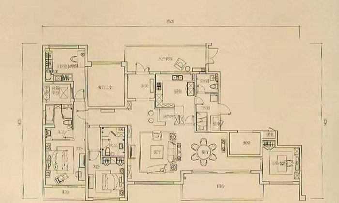 藏珑 4室2厅3卫 251m&sup2;
