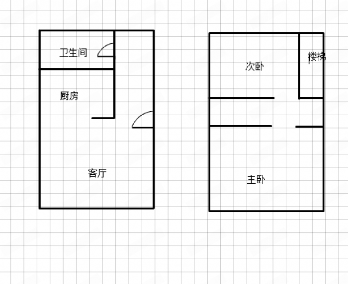 金海岸国际广场 2室1厅1卫 61m&sup2;