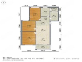 学士府 4室厅卫 107m&sup2;