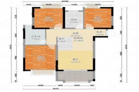 帝奥北城名郡 3室2厅1卫 111m&sup2;