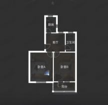越江新村 2室1厅1卫 61m&sup2;