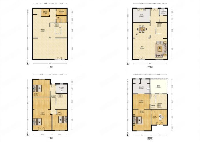 南通橡树湾 5室2厅3卫 225m&sup2;