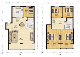 金鑫苑 4室2厅2卫 195m&sup2;