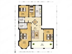 中南世纪花城三期 4室2厅2卫 138m&sup2;