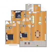 星嘉花园 3室1厅1卫 96.00m&sup2;