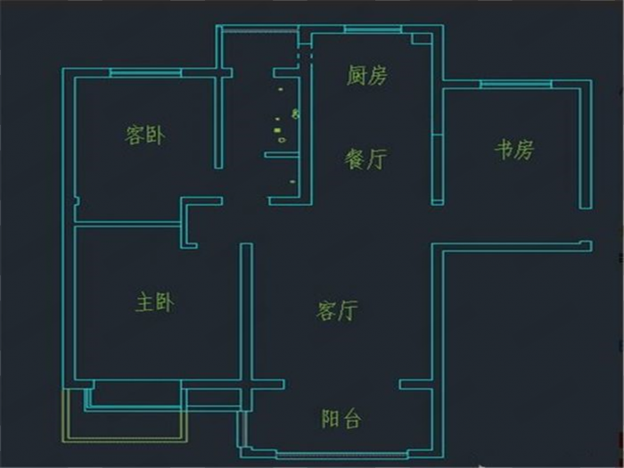 景瑞望府 3室2厅1卫 113m&sup2;