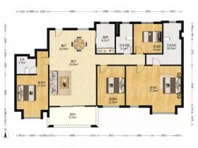 中海铂樾府 4室2厅2卫 175m&sup2;
