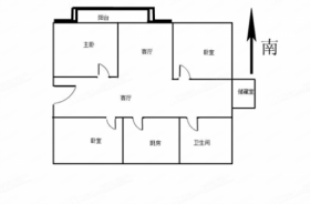 瑞丰花园 3室2厅2卫 214m&sup2;
