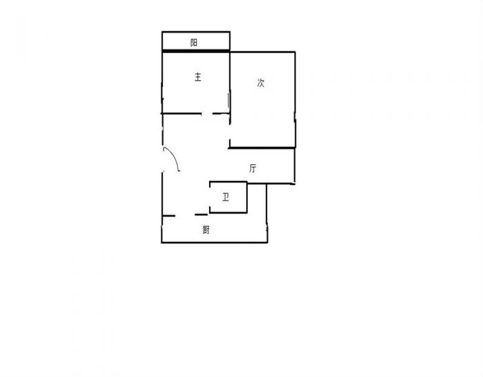 南川园 2室1厅1卫 76m&sup2;