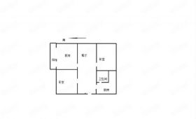 白家园 3室2厅1卫 88m&sup2;