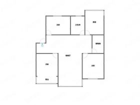 五一新村西区 4室1厅1卫 134.74m&sup2;