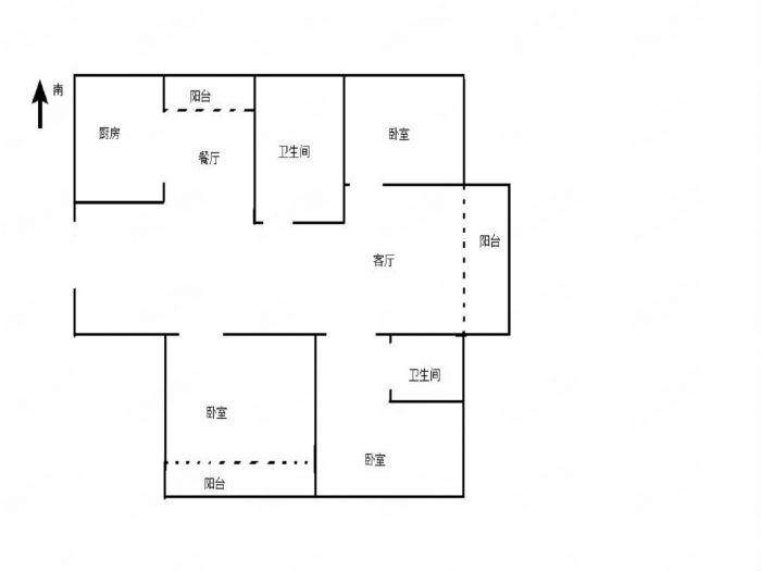 江景国际家园 3室2厅2卫 145m&sup2;