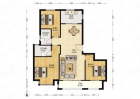 世茂云锦（九龙庭广场） 3室2厅2卫 127m&sup2;