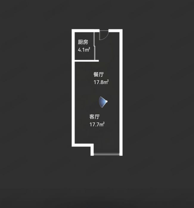 碧桂园云峯中心 2室1厅1卫 73m&sup2;