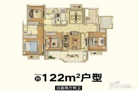 佳期漫 4室2厅2卫 121m&sup2;