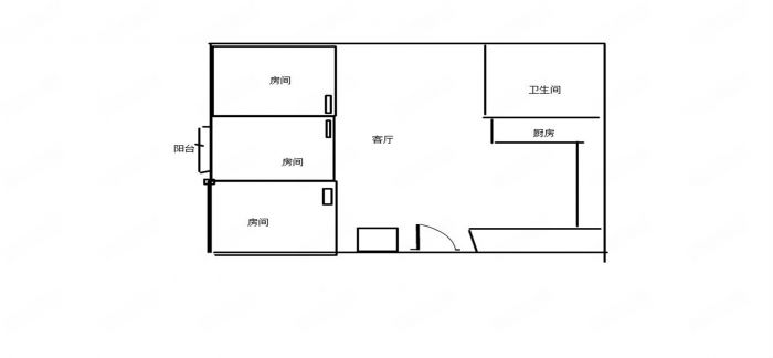 光明南村 3室2厅1卫 119m&sup2;