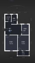 姚港路22号 1室1厅1卫 78.00m&sup2;
