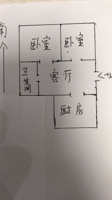 城港新村 2室1厅1卫 60.00m&sup2;