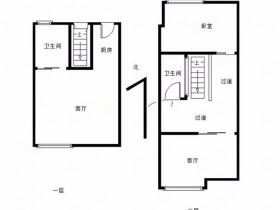 万科爱情公寓 2室1厅1卫 52m&sup2;