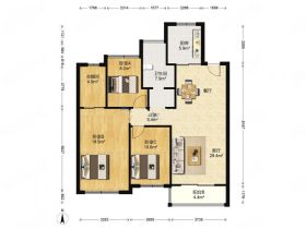 印象公馆 3室2厅1卫 130m&sup2;