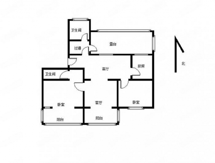 小石桥花苑 3室2厅1卫 110m&sup2;