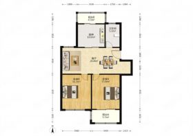 公园佳苑 2室1厅1卫 93.71m&sup2;