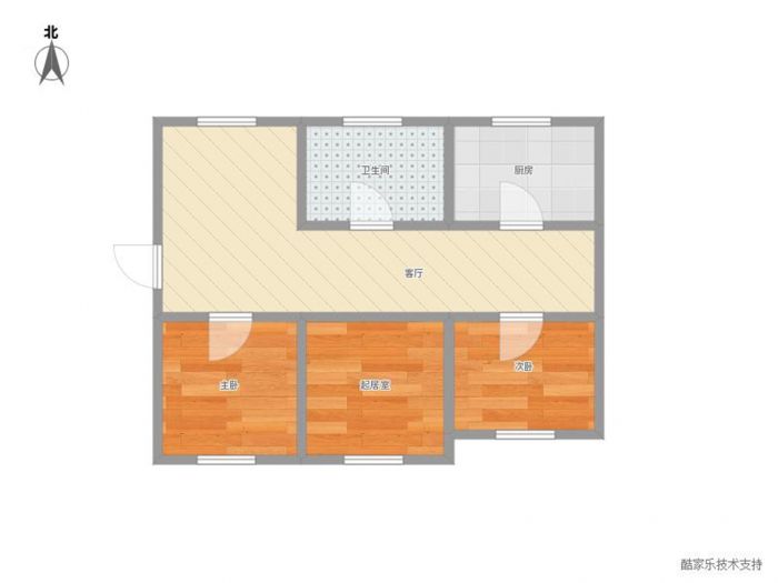 濠西园 4室1厅1卫 217.00m&sup2;